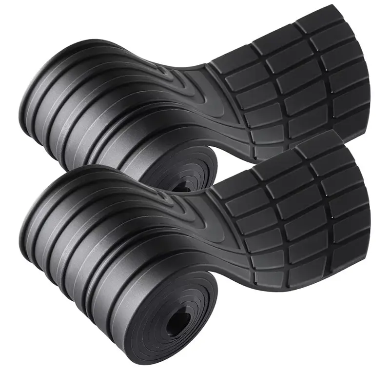 Car Rear Bumper Protector 2 PCS Universal Rubber Anti-Collision Anti-Scratch Trunk Guard For SUV And Cars-A61E