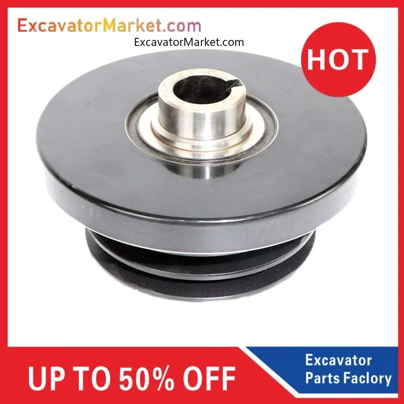 

Excavator Parts For Hitachi Excavator Parts Ex200-5/Zax200-3g-5g-6 Isuzu 6bg1 Engine Crankshaft Pulley Excavator Accessories