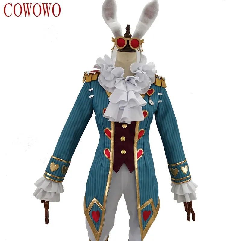 dd12Identity V Mr. White Rabbit Alice In Wonderland Cosplay Kostuum Cos Game Anime Party Uniform Hallowen Speel Rol Kleding Stolsel