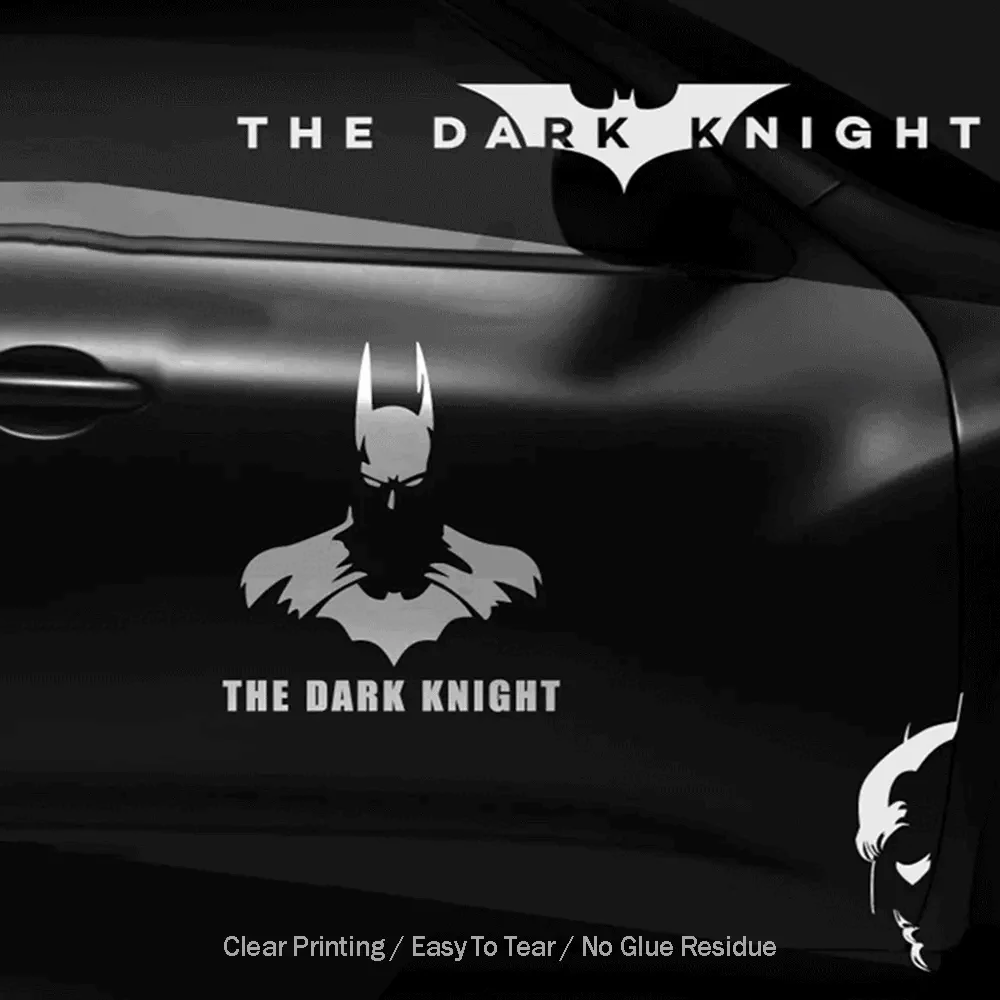 Cool Character Face Car Stickers Waterproof Reflective Vinyl Decals for Auto Window Door DIY Styling