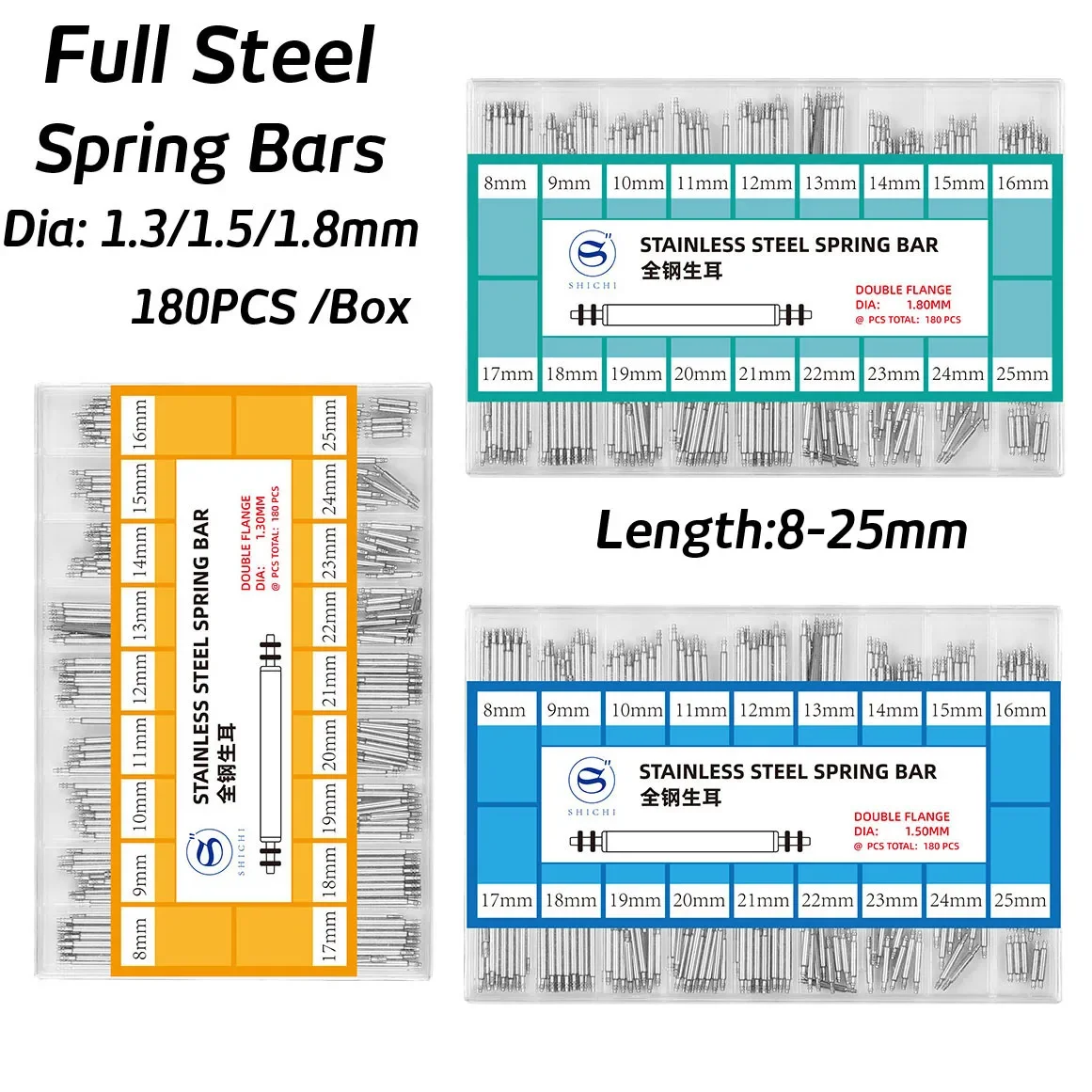 180PCS 1.3Mm 1.5Mm …