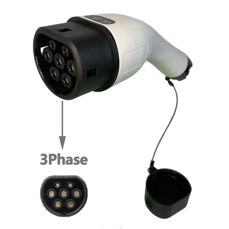 FITMPH Typ 2 EV Weiblicher Ladestecker 3-Phasen 32A 22kW IEC 62196-2 Anschluss für Elektrofahrzeug-Aufladung - Anschluss an EV-Seite – Detail 5