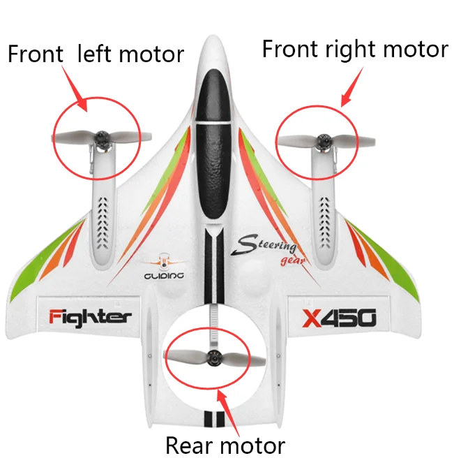 Brushless Motor For XK X450 RC Airplane Aircraft Fixed Wing Accessories Spare Parts Engine