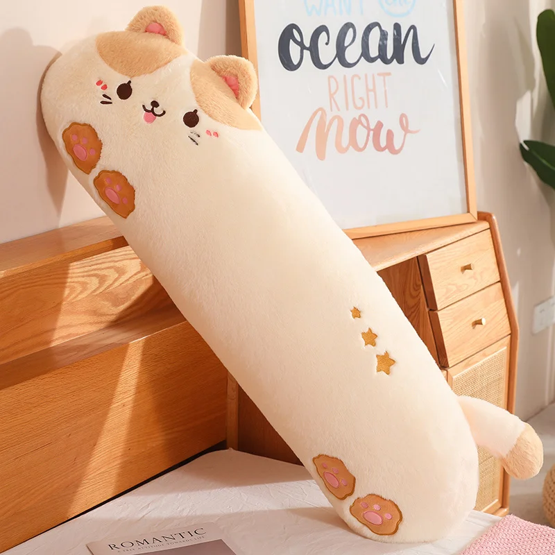 80/100 سنتيمتر الكرتون الحيوان أفخم وسادة طويلة محشوة القط ديناصور أجش خنزير النوم تعزيز رفيق هدية عيد ميلاد