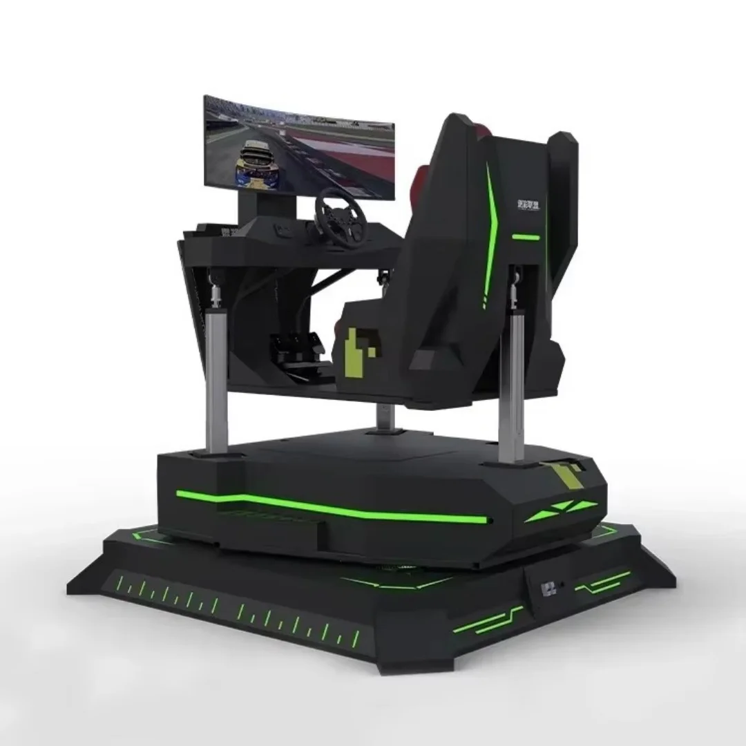 Racing Simulator Supplier 3 Screens Motion Simulator Vr Car Simulator Arcade Gaming Machine
