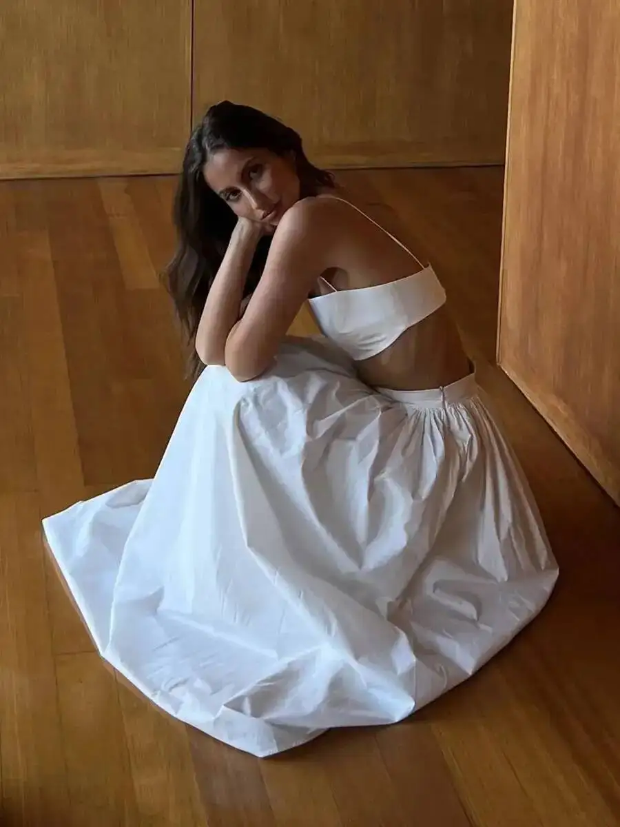 

Нижнее белье на подтяжках из 100% хлопка, комплект полудлинной юбки, новый летний пляжный стиль, сексуальное стильное нижнее белье, модный комплект с длинной юбкой