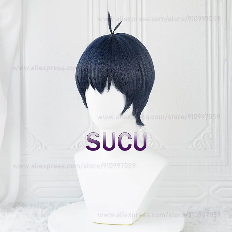 Isagi Yoichi Cosplay Wig Anime Wigs Short Hair Heat Resistant Synthetic Hair Halloween COS Wigs