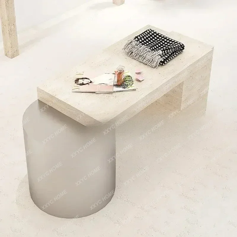 A  xz1Travertine Nakashimadai clothing store, display table in the middle of clothing, shoe bag display, storage prop table