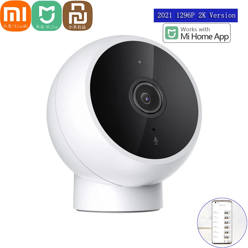 

Xiaomi Mijia Smart IP Camera 2K 1296P WiFi Night Vision Two Way Audio AI Human Detection Webcam Video Cam Baby Security Monitor