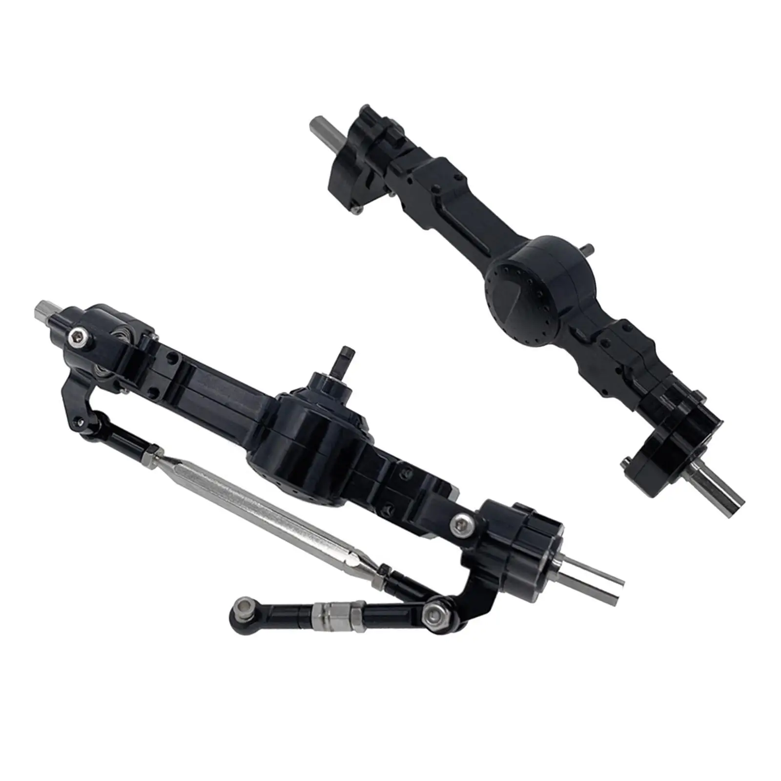 RC Car Front and Rear Axle Set DIY Accessory for 1:12 Scale MN99S MN91