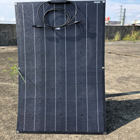 Flexible Etfe Solar Panel 12v 100W 100 Watt 220v 110V Solar Battery Charger Caravan Car Camping Motorhomes RV Boat Yacht Light