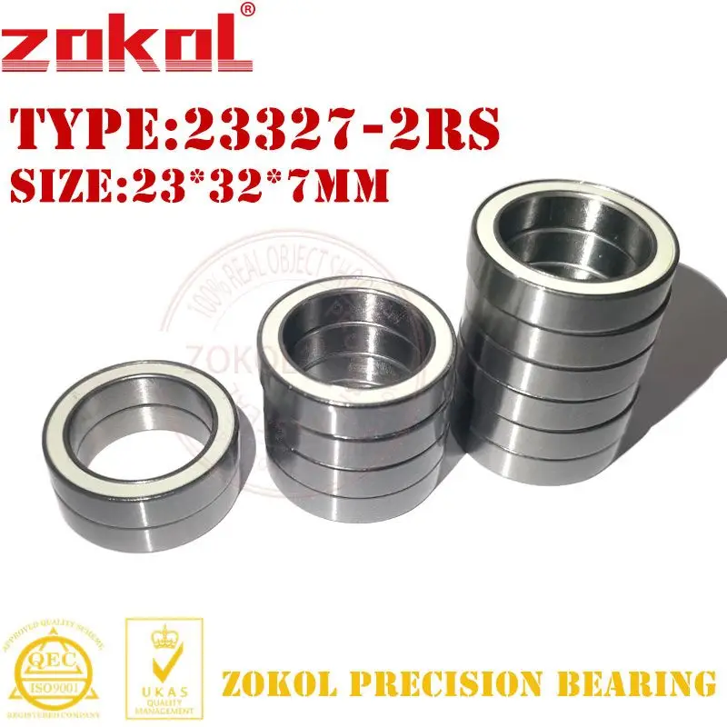 ZOKOL Mang 23327-2rs, Mr23327-2rs, 32070023 ABEC-5 Xe Đạp Hoa Trống Mang Bi Rãnh Sâu Mang 23*32*7Mm