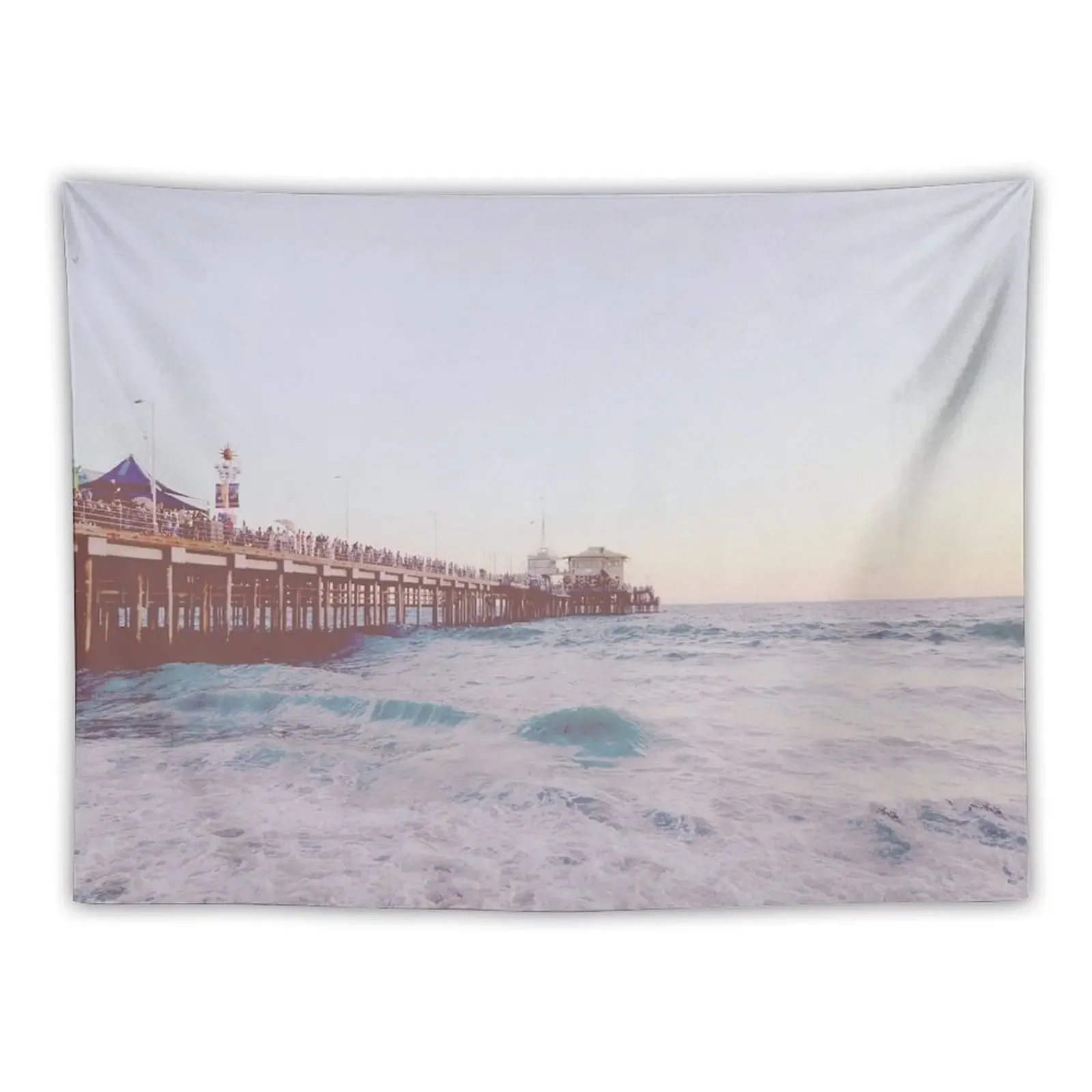 Santa Monica, California Tapestry Luxury Living Room Decoration Wall Mural Tapestry