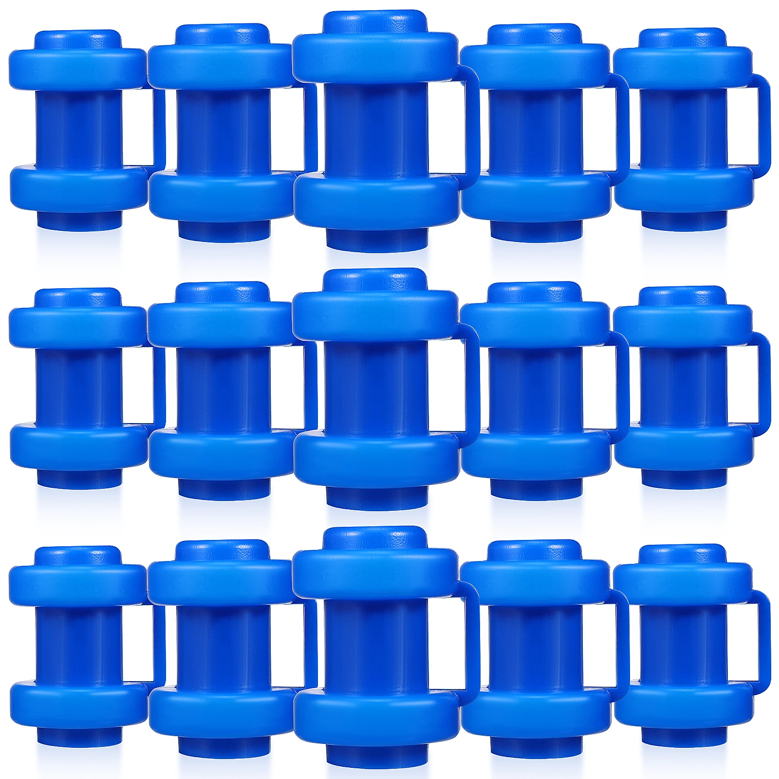 16 قطعة قبعات عمود الترامبولين ABS المواد استبدال نهاية قبعات ل الضميمة الترامبولين آمنة تناسب تصميم بسيط متعدد الاستخدامات #2