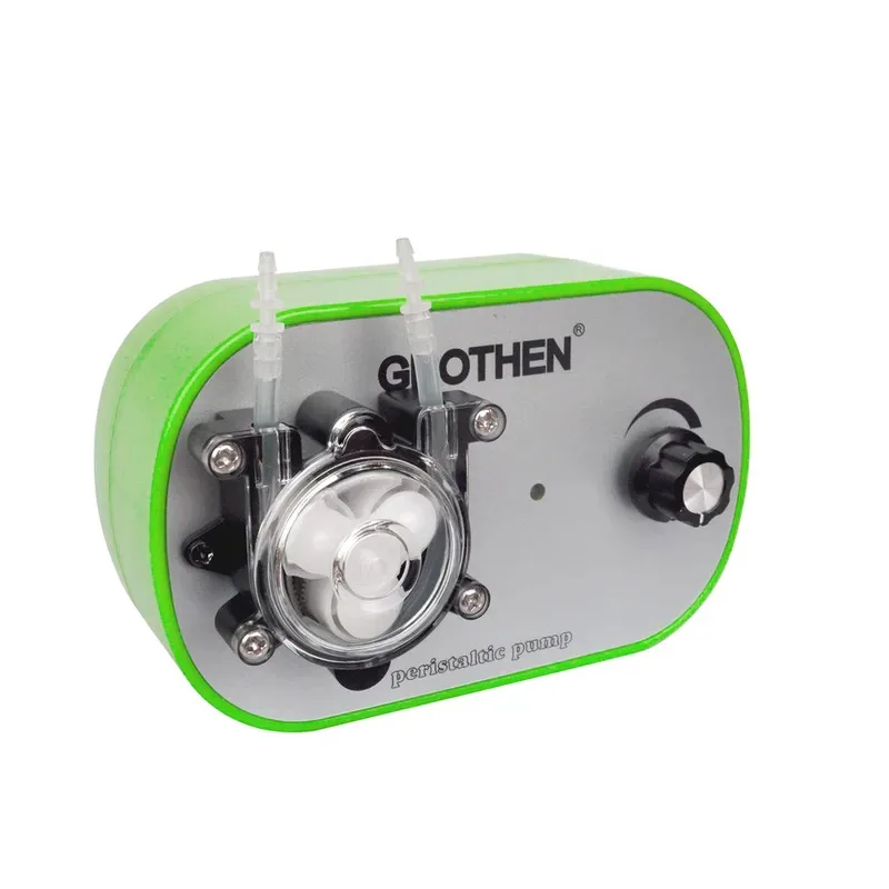 Pompa peristaltik presisi tinggi yang dapat disesuaikan, pompa peristaltik kecil, pompa cairan dari 10 ml/mnt hingga 160 ml/mnt
