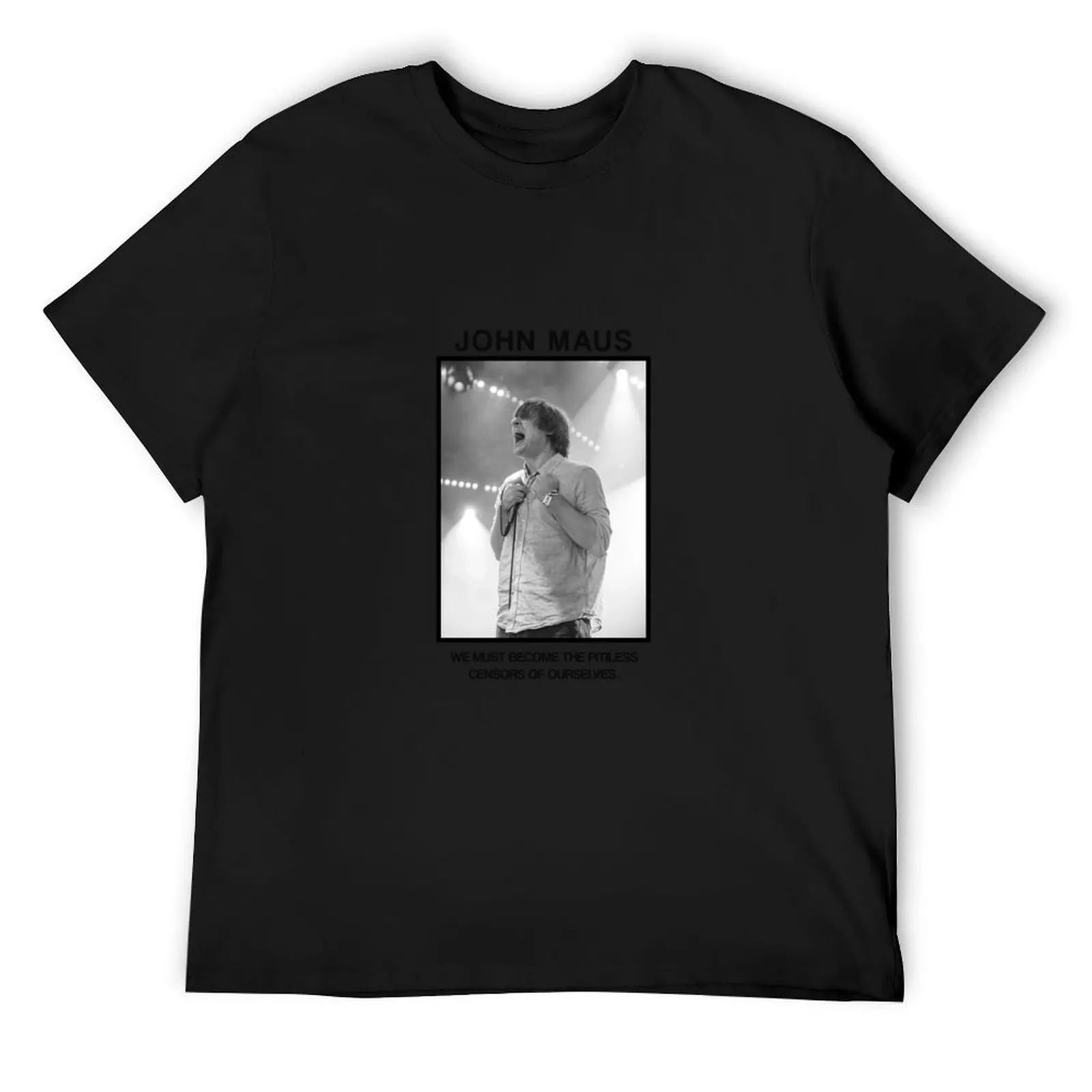 

John Maus T-Shirt man clothes vintage anime shirt animal prinfor boys fitted t shirts for men