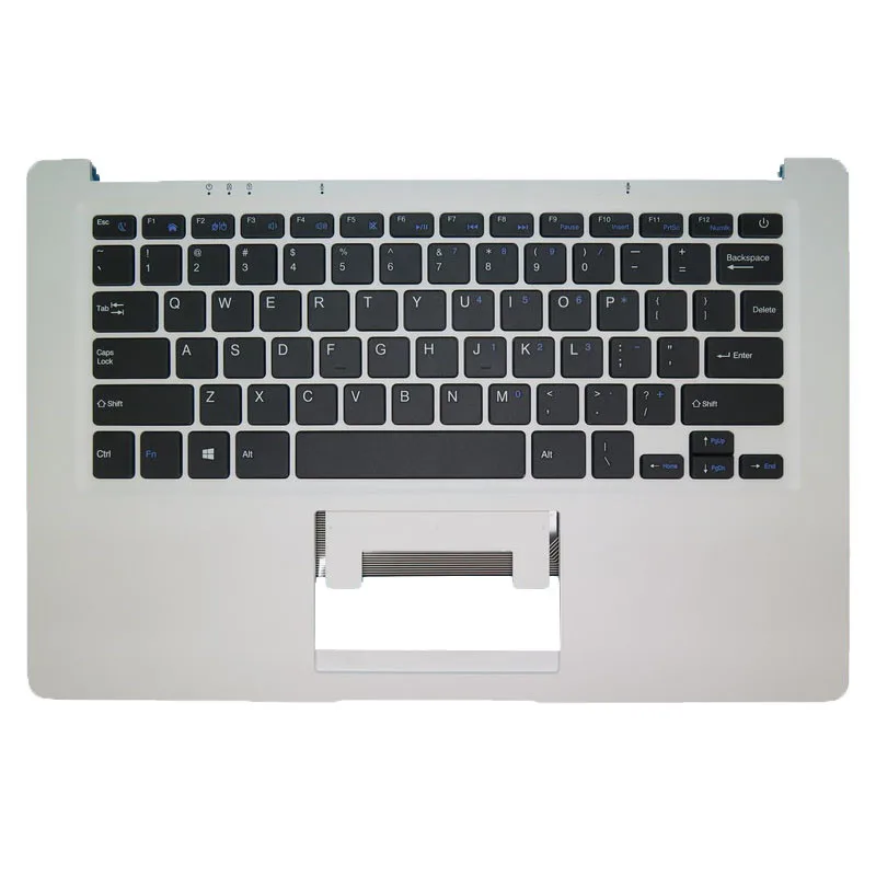 

Laptop PalmRest&Keyboard For ALCOR SNUGBOOK Q1411 Q1421 White Top Case United States US Black Keyboard