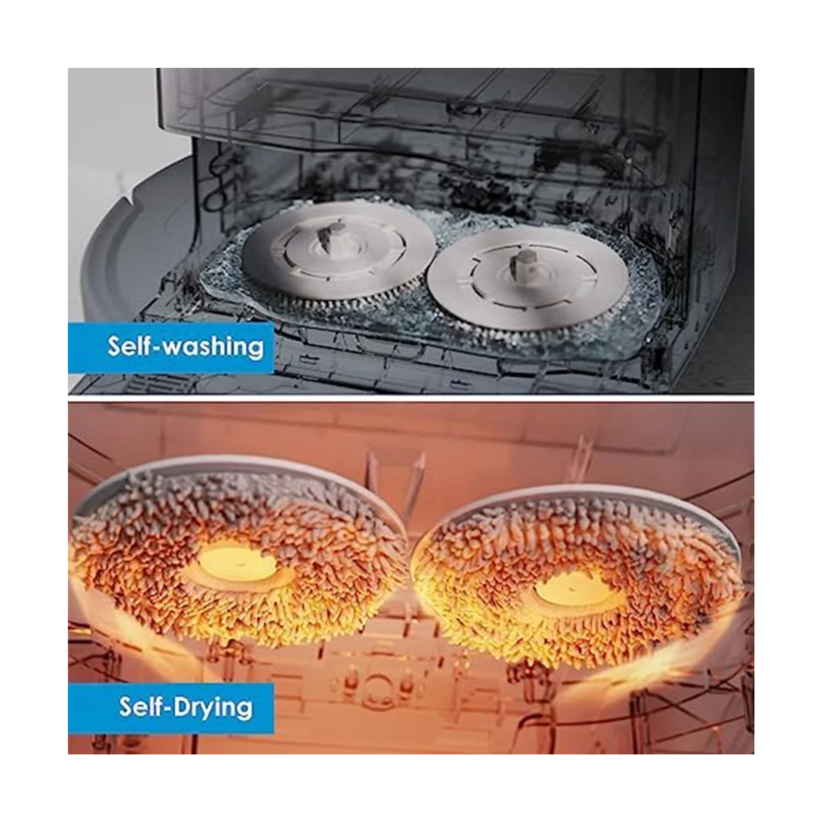 Almofadas de esfregão a vácuo para acessórios de peças sobressalentes de aspirador de pó robô Q