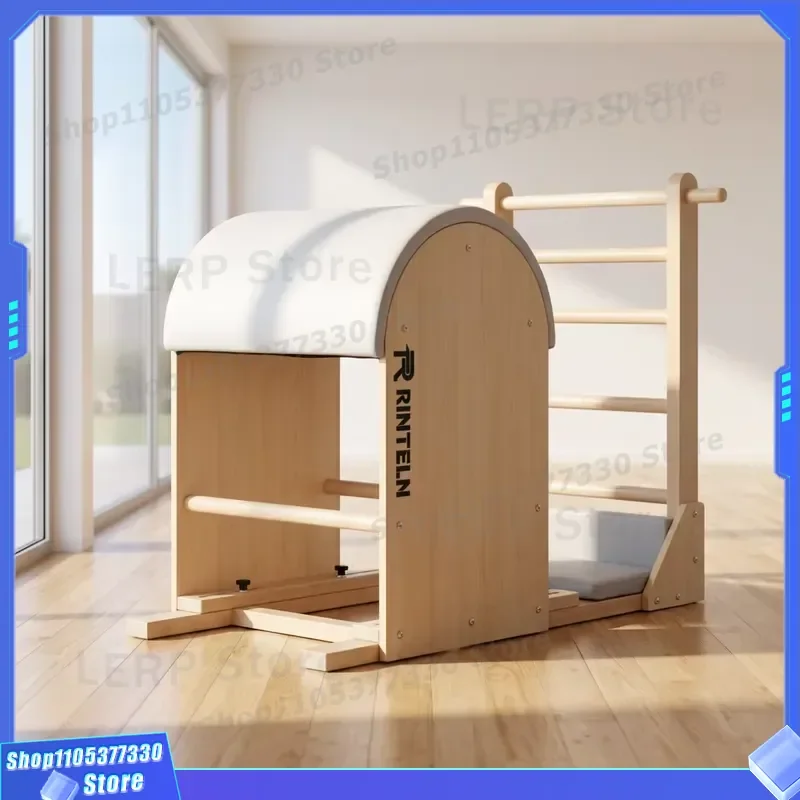 Adjustable Wooden Pilates Ladder Barrel Portable Eco Friendly Multi Functional Fitness Equipment for Studio Workout Durable