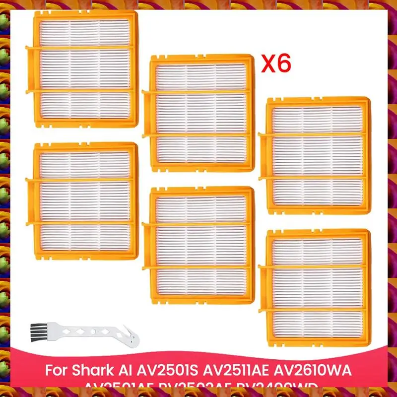 مرشحات Aimee Hepa لمرشحات المكنسة الكهربائية Shark AI AV2501S AV2511AE AV2610WA AV2501AE RV2502AE RV2400WD