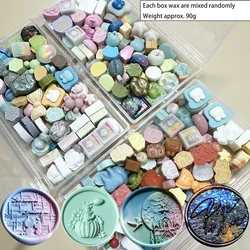90g Wax Sealing Beads Pink Blue Green Yellow Handmade for Wax Sealing Stamp