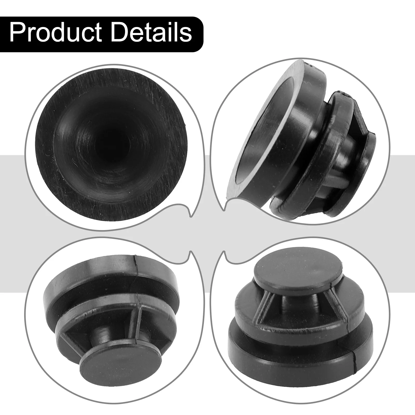 2pcs Black Rubber Engine Mount Bush Buffer Cushion Cover Suitable For Mazda 3 BM/BN BP 2014 - 2021 #P301-10-238/ P30110238