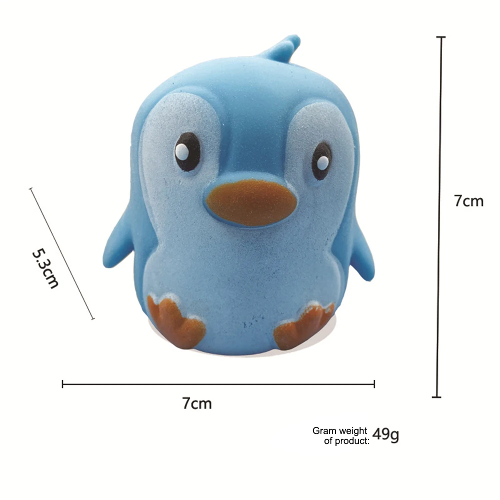 Miękka zabawka antystresowa w kształcie pingwina dla dzieci i dorosłych