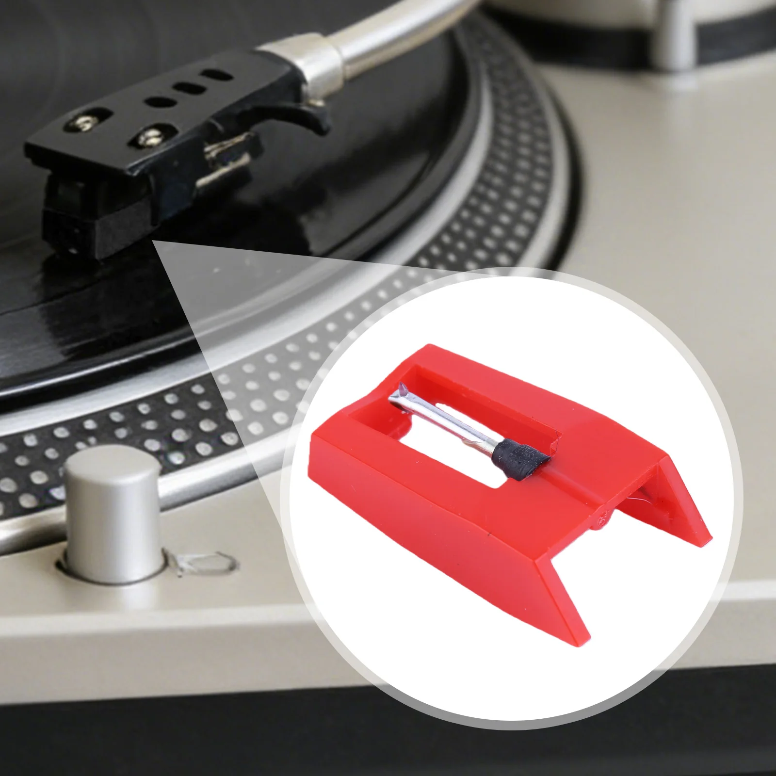 Agujas para tocadiscos fáciles de instalar para mejorar la calidad del sonido para Crosley Victrola Sylvania Boytone ION