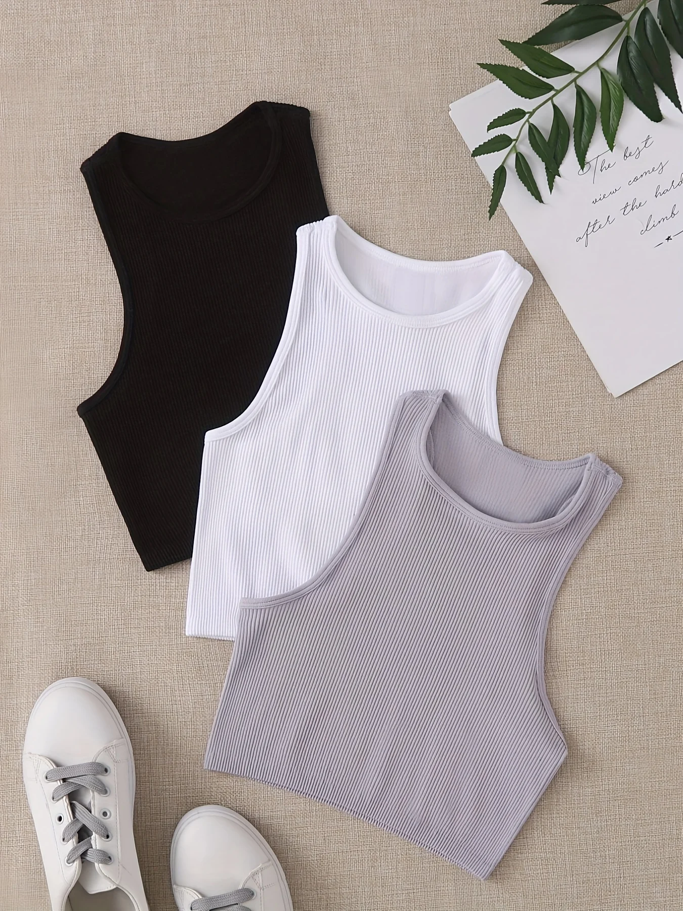 Ribbed Seamless Sports Bra Tan - Seamless Ribbed Workout Tank Top ulasan dan harga