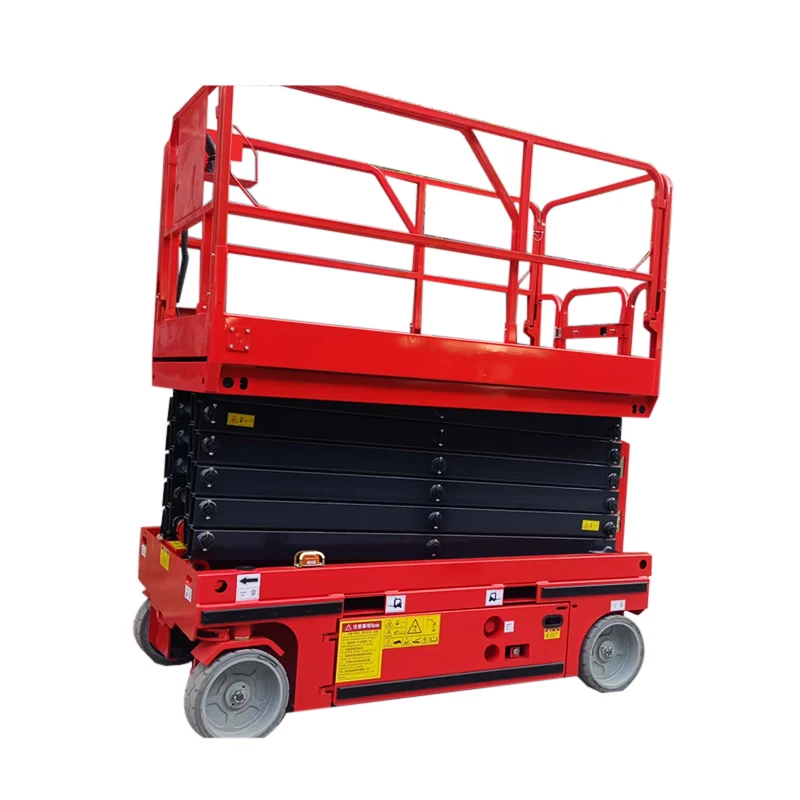 Aerial Work Platform 300kg 460kg Self Propelled Hydraulic Scissor Lift Platform Table Electric Ladder Lift