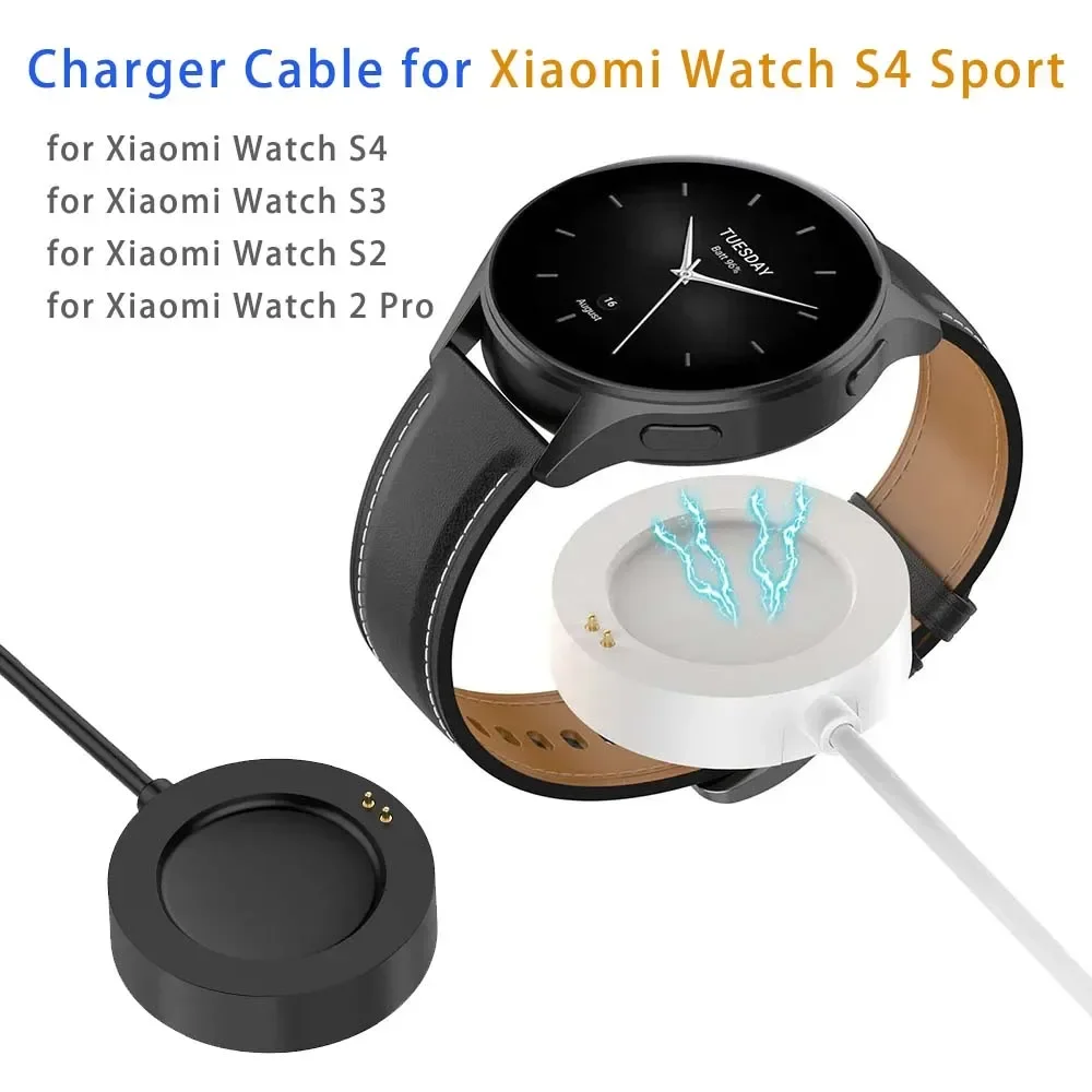 Smartwatch Charging Cable - Magnetic USB Charger for Xiaomi Watch 2/2 Pro, Watch S2/S3/S4 Sport Smart Watch Accessories