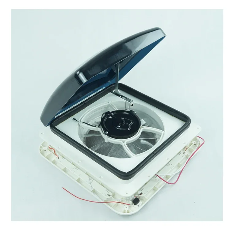 

New Design 280*280mm RV Roof Hatch caravan Roof Access Hatch Flat Roof Hatch with LED Light