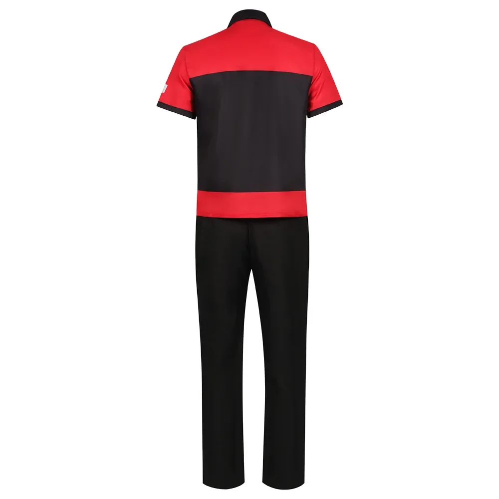 Game Manny's Tyter Bryan Cosplay Costume Adult Men Waiters Uniform Full Set Accessory Suit Halloween Carnival Outfits