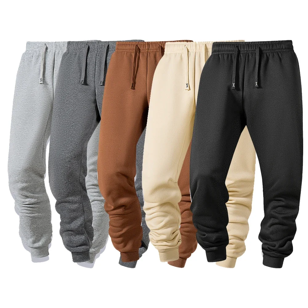

New Sweatpants Men Joggers Track Pants Elastic Waist Sport Casual Trousers Baggy Fitness Gym Clothing Long Pants