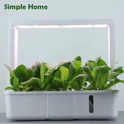Hydroponics Growing System With 15 Planting Hole Full Spectrum Led Light Non-toxic Soilless Smart Indoor Garden