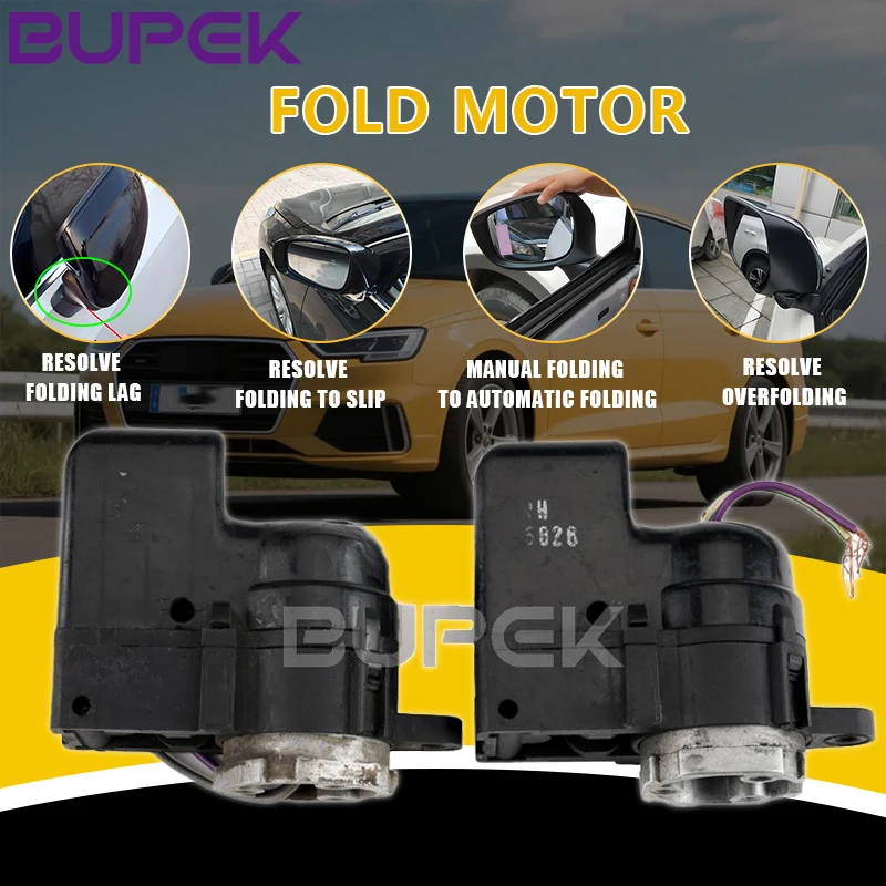 

BUPEK Left/Right Car Door Rear-view Mirror Fold Motor Actuator module For Suzuki Forenza Hyundai Sonata MK6 YF Suzuki Forenza