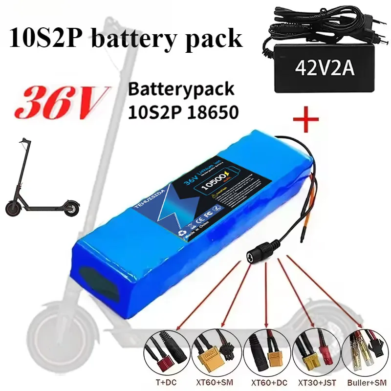 

36 В 10500 мАч 10s2p Электрический скутер 36 В литиевая батарея 500 Вт электрический скутер 36 В 10s2p батарея