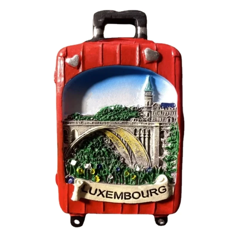 

Luxembourg Fridge Stickers Tourist Souvenirs Home Ornaments Message Board Magnetic Stickers Refrigerator Magnets Wedding Gifts