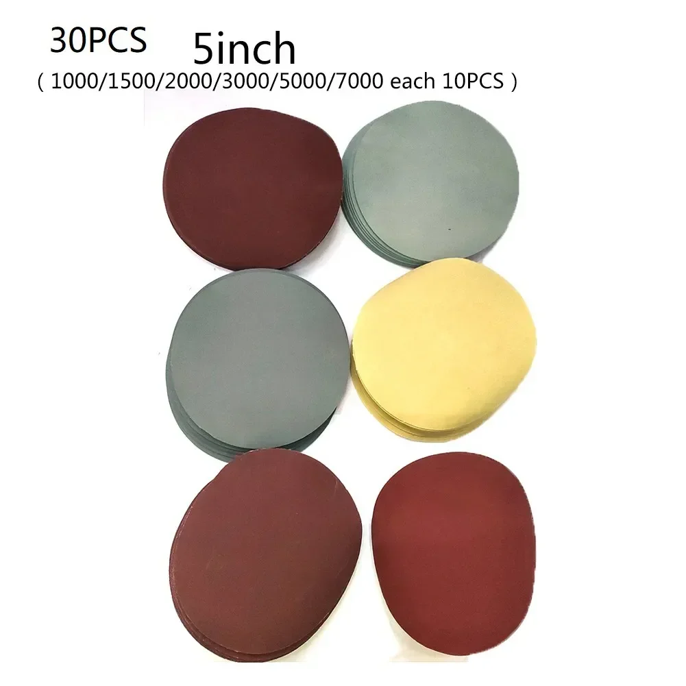 Furniture 30pcs/Set High Quality Sanding Discs 5