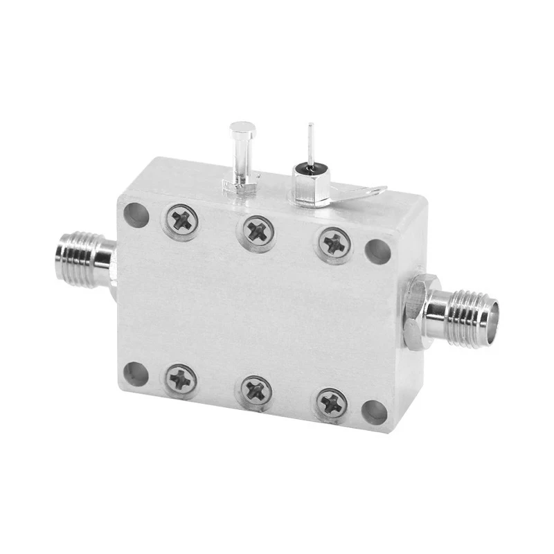 LNA Low Noise Amplifier 0.02-10G RF Test 33dB Signal High Linear Gain with Power Supply