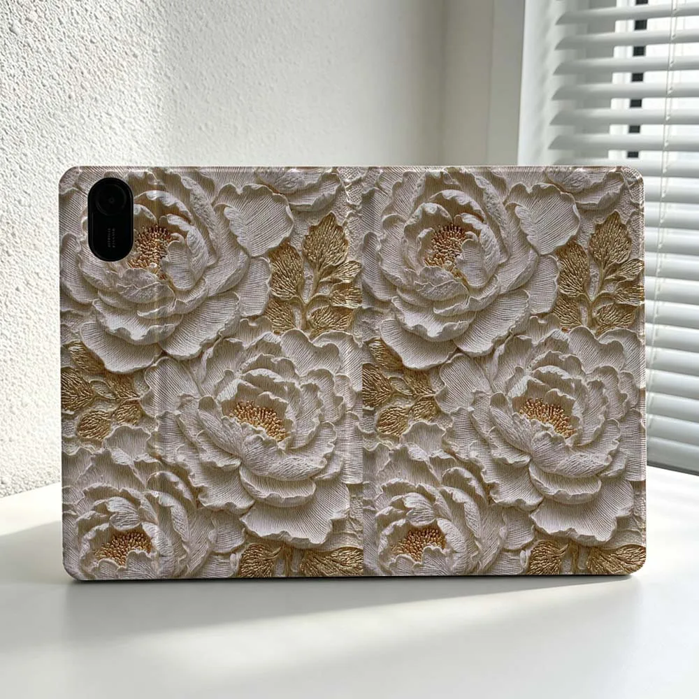 Art Floral Pattern Design Cover For Xiaomi Redmi Mi Pad 8 7 6 5 4 2 SE K Pro Max Ultra Poco Pad Soft Inch Tablet Case