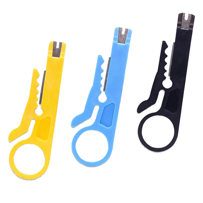 Portable Mini Crimper Pliers Wire Stripper Knife Electrician Cable Stripping Wire Cutter Pocket Multitool Crimping Repair Tools