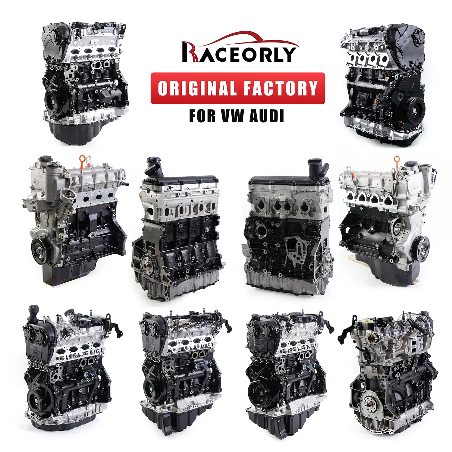 Factory Car Engine Assembly EA888 For Audi VW CEA CGM CCU CDZ BWH CLR CDE 03C100033H 03C100038H 06A100045B 06H100860PX