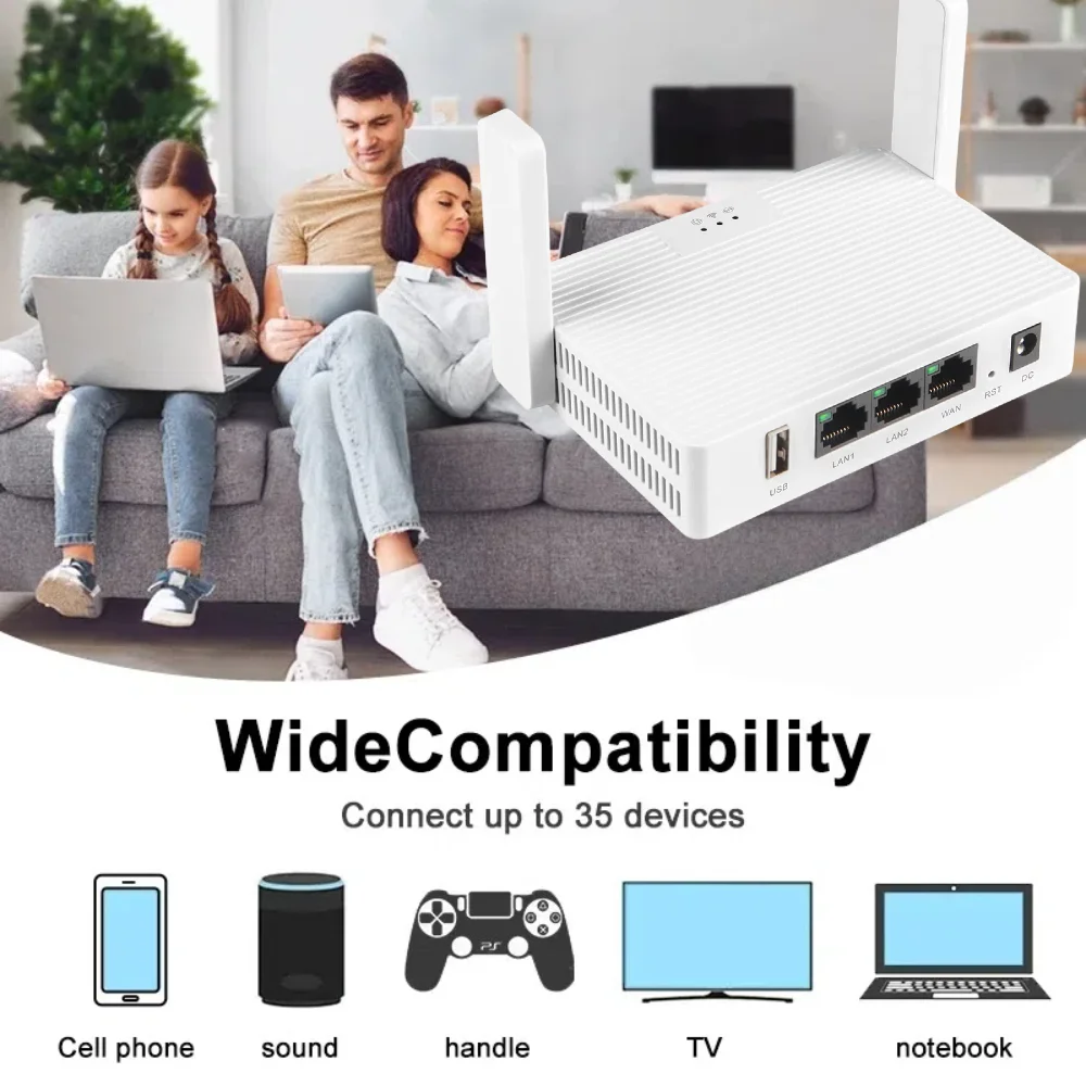 1200Mbps واي فاي مكرر AC1200 موسع واي فاي مكبر للصوت 2.4G/5 جيجا هرتز واي فاي إشارة الداعم نقطة وصول الشبكة طويلة المدى للمنزل
