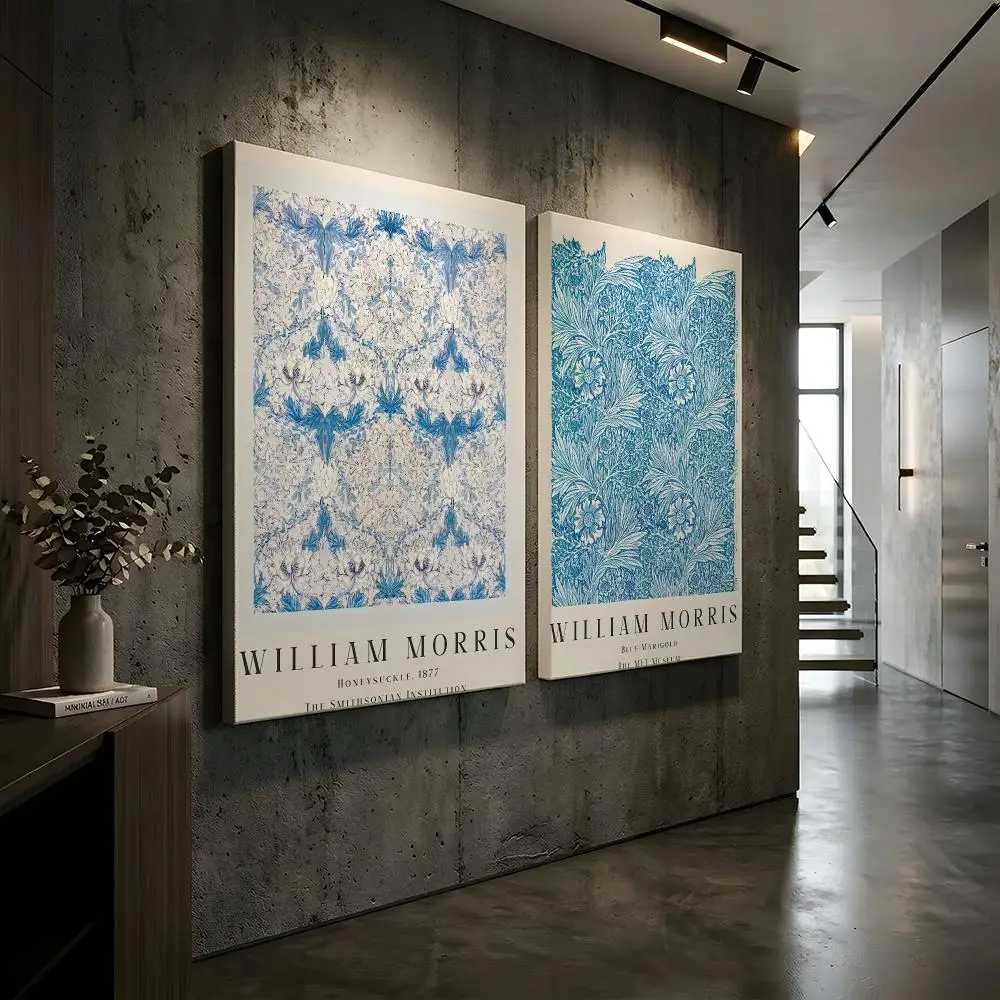 William Morris Art Print Framed Wall Painting Canvas Wall Art Inner Frame Waterproof Home Decor For Living Room