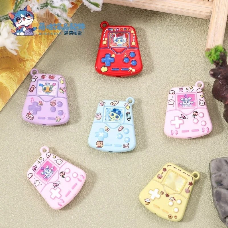 

10 шт. японских мини-игровых консолей Tamagotchi в виде подвесок, брелоков для ключей, цепочек для мобильных телефонов, декоративных аксессуаров, подарок