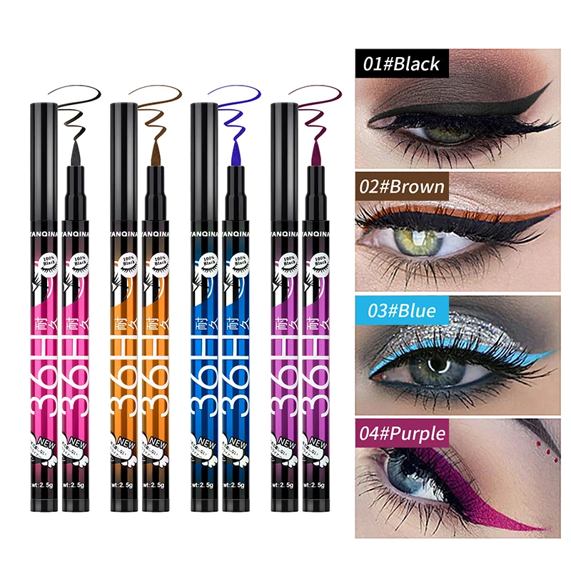 36h Long-lasting Eyeliner Waterproof Liquid Eyeliner Pen Quick-dry No Blooming Cosmetics Tool High Quality Professional Makeup