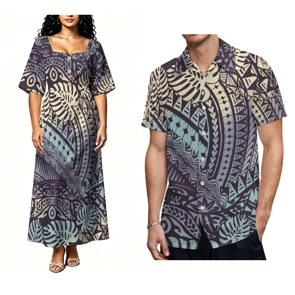 Summer Vacation Clothing Women - ملابس صيفية جديدة بتصميم بولينيزي تقليدي
