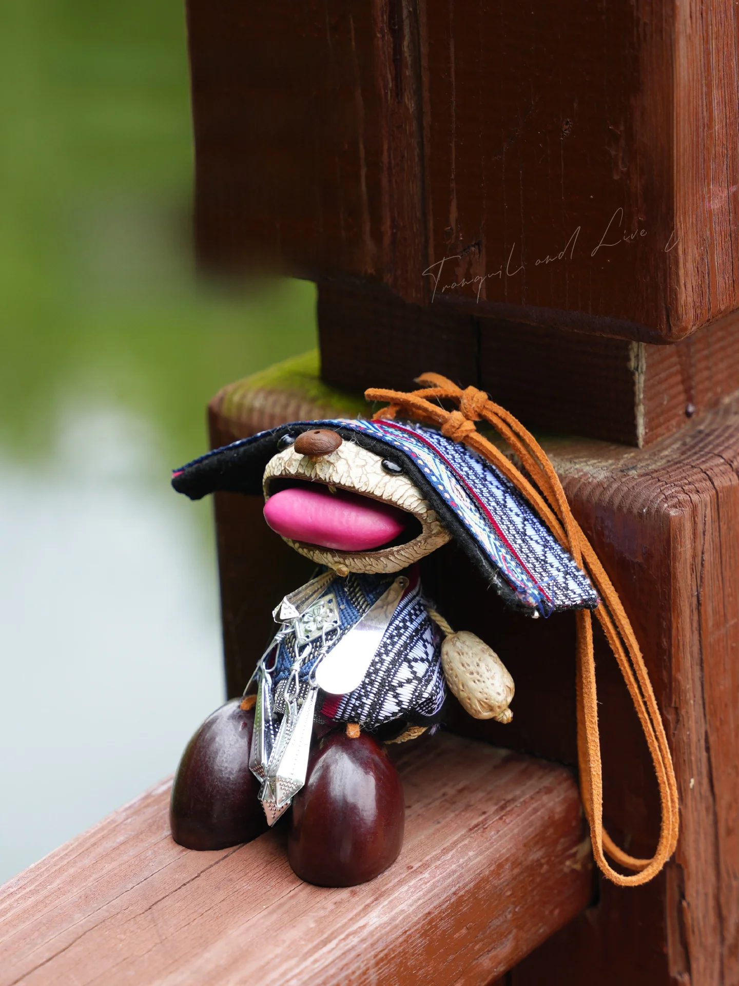 Healing DIY Fruit  Pendants Handmade Creative Cultural Gift Bag Charms Car Ornaments for Best Friends by Zhiyu Yunnan