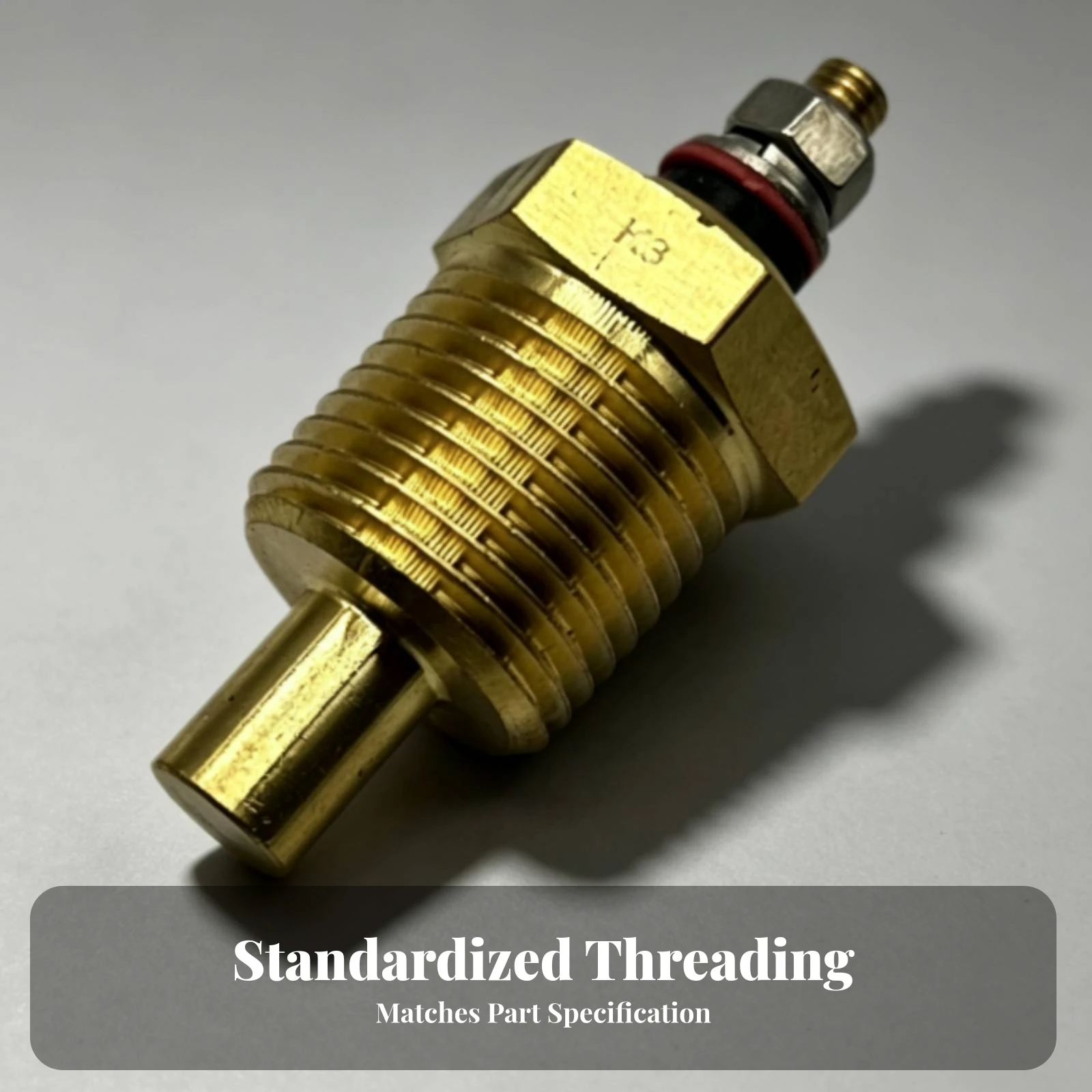 Water Temperature Sensor Direct Replacement Coolant Temperature Sensor Threaded Accurate for Mechanics